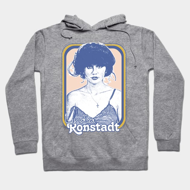 Linda Ronstadt /// Original Retro 1970s Style Fan Art Design Hoodie by DankFutura